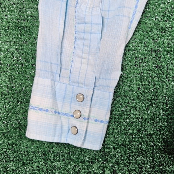 Vintage Polo By Ralph Lauren Pearl Snap Western Shirt / Mens Size Medium - Picture 9 of 9